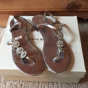 Enzo Angiolini Silver sandals